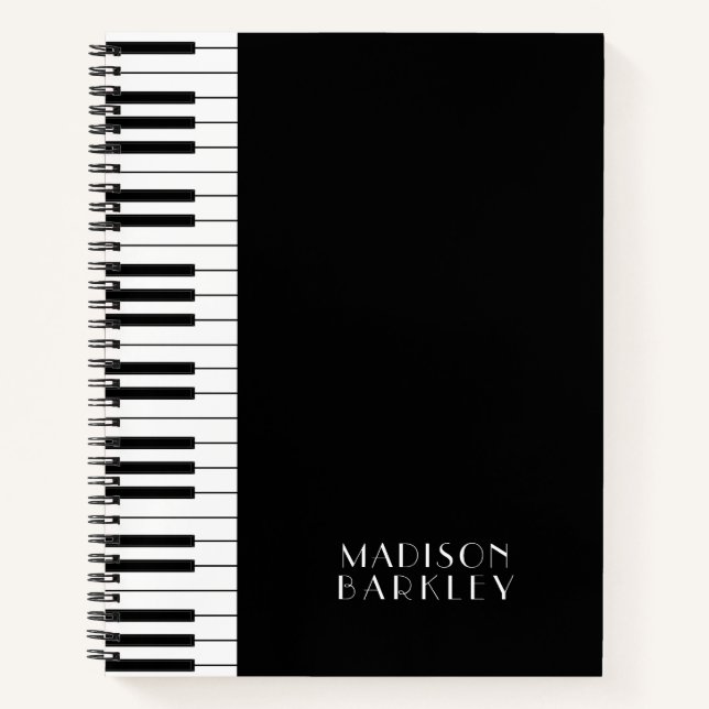 Cuaderno Profesor de música de piano (Anverso)
