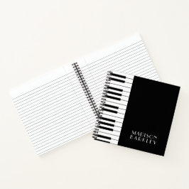 Cuaderno Profesor de música de piano