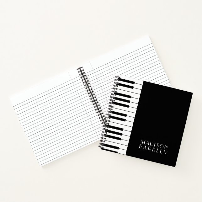 Cuaderno Profesor de música de piano (Interior)