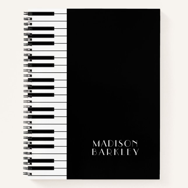 Cuaderno Profesor de música de piano (Anverso)