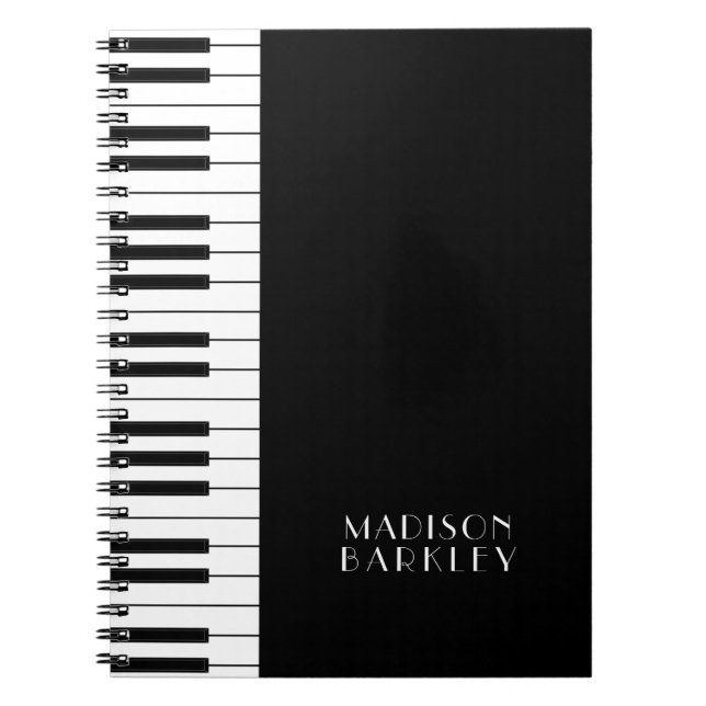 Cuaderno Profesor de música de piano (Frente)