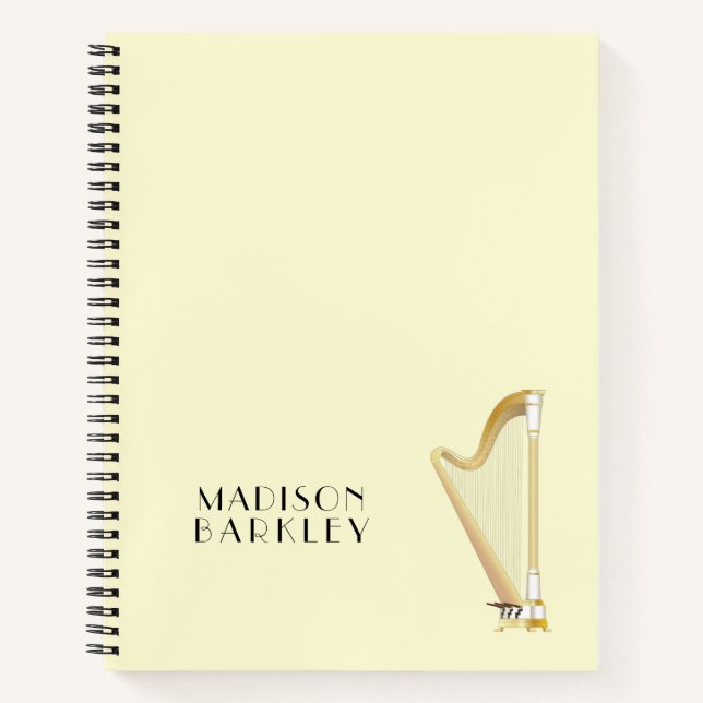 Cuaderno Profesor de Música Harp (Anverso)