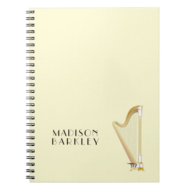Cuaderno Profesor de Música Harp (Frente)
