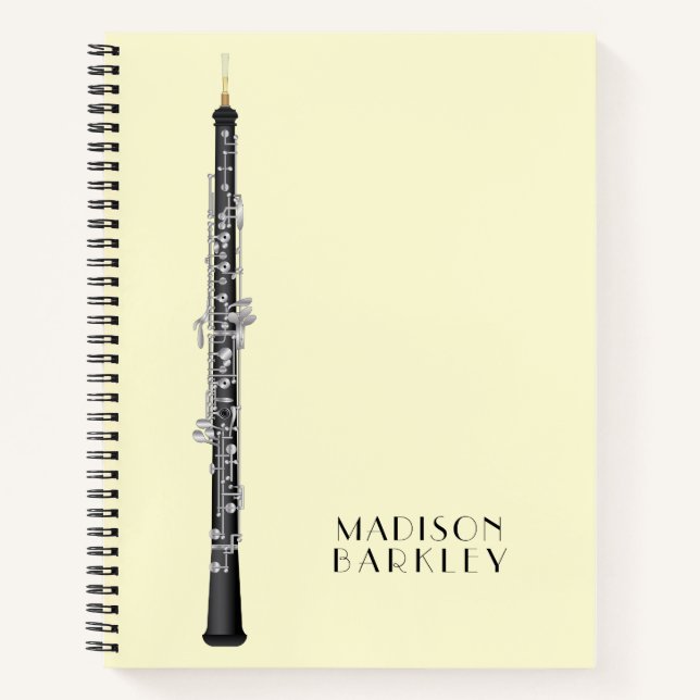Cuaderno Profesor de Música Oboe (Anverso)