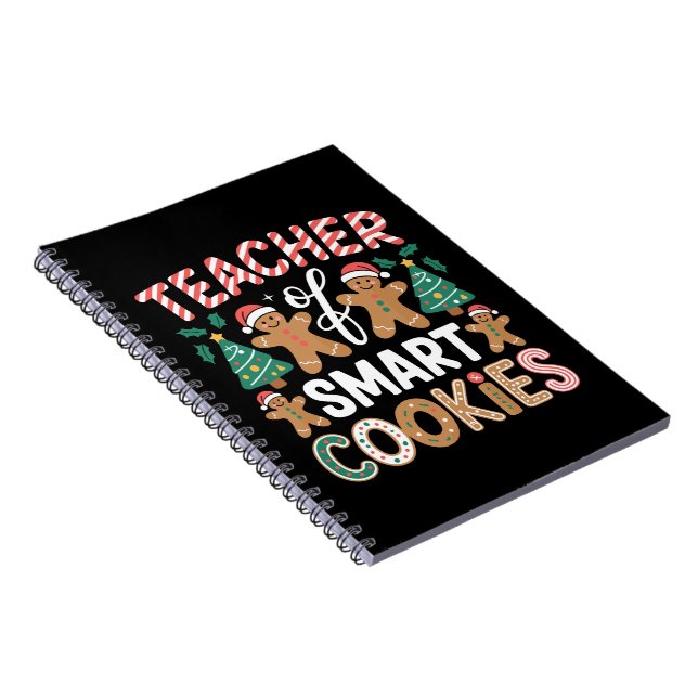 Cuaderno Profesor de Navidad de galletas de jengibre inteli (Lado Derecho)