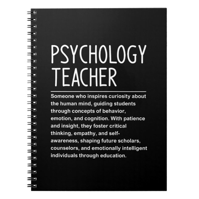 Cuaderno Profesor de Psicología (Frente)