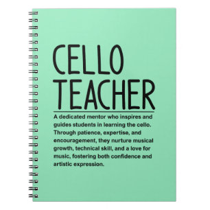 Cuaderno Profesor de violonchelo