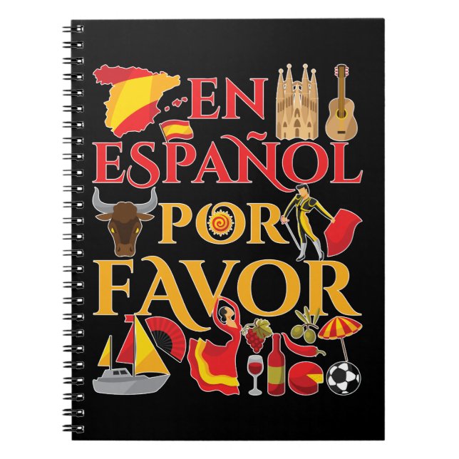Cuaderno Profesor español en español por favor (Frente)