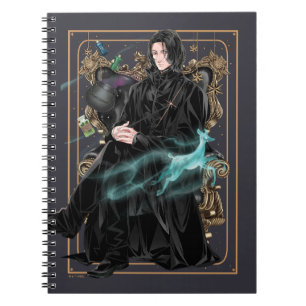Cuaderno Profesor Severus Snape sentado al estilo anime