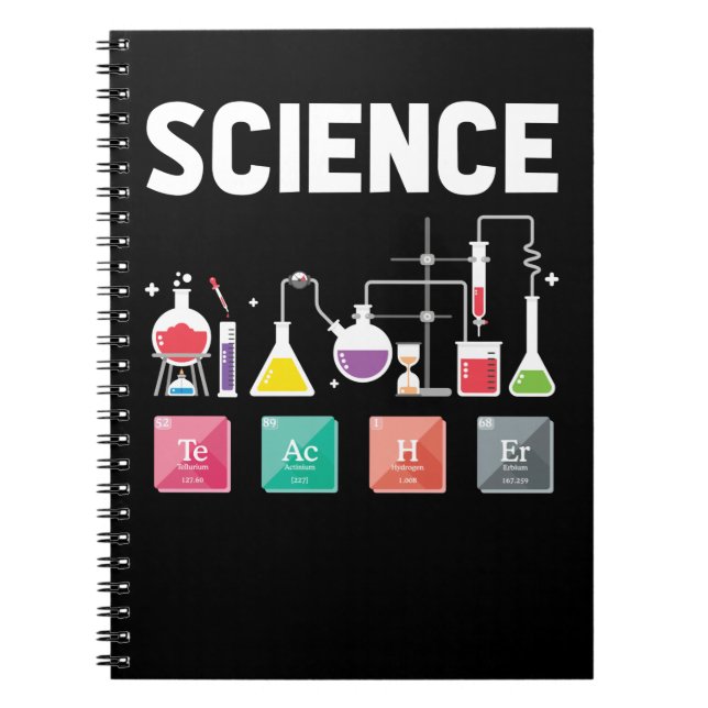 Cuaderno Profesora de Ciencias de Laboratorio de Elementos  (Frente)