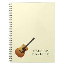 Cuaderno Profesora de Música de Guitarra Acústica