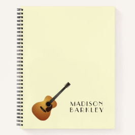 Cuaderno Profesora de Música de Guitarra Acústica