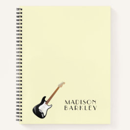 Cuaderno Profesora de Música de Guitarra Eléctrica