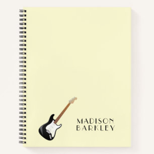 Cuaderno Profesora de Música de Guitarra Eléctrica