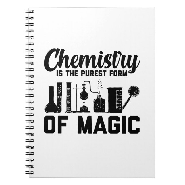 Cuaderno Profesora de Química | Regalo estudiantil científi (Frente)