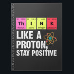 Cuaderno Profesora de Química y Física Proton Scienc<br><div class="desc">Graciosa ciencia Nerdy Sorpresa para un estudiante,  químico,  físico,  profesor,  científico o farmacéutico. Regalo ideal para todos los Nerds de la Ciencia a los que les gusta experimentar o hacer un experimento en el laboratorio o laboratorio.</div>