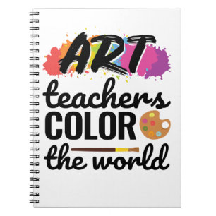 Cuaderno Profesores de arte colorean el reconocimiento de l