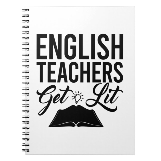 Cuaderno Profesores de inglés reciben luz (Frente)