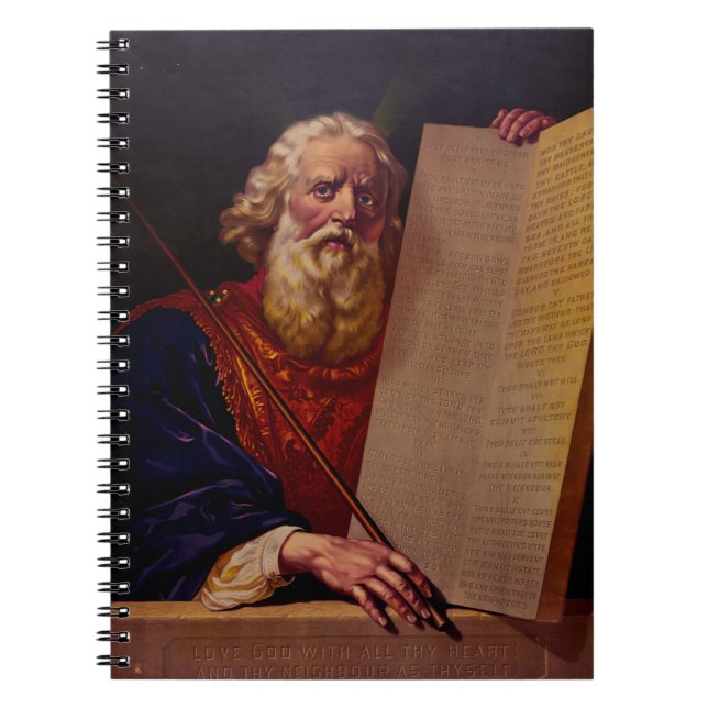 Cuaderno Profeta Moisés en el Monte Sinaí – Épico de Alta F (Frente)