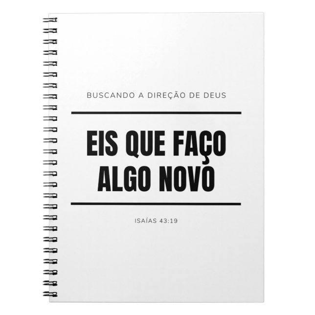 Cuaderno Profetizando - personalizado de caderno (Frente)