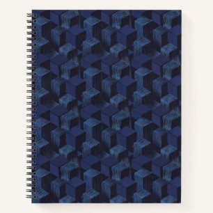 Cuaderno "Profundidad en azul: Cubescape"