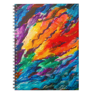 Cuaderno profundizar en lo desconocido abstracto, arte, ant