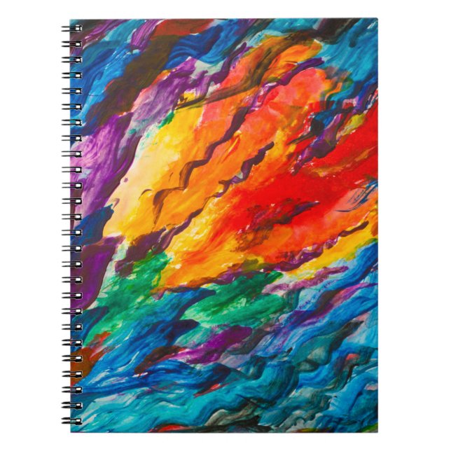 Cuaderno profundizar en lo desconocido abstracto, arte, ant (Frente)