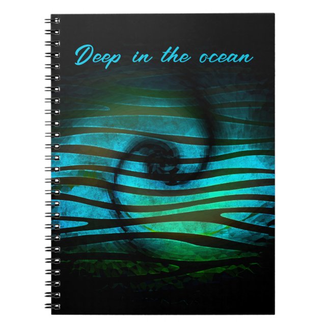 Cuaderno profundo en el océano (Frente)