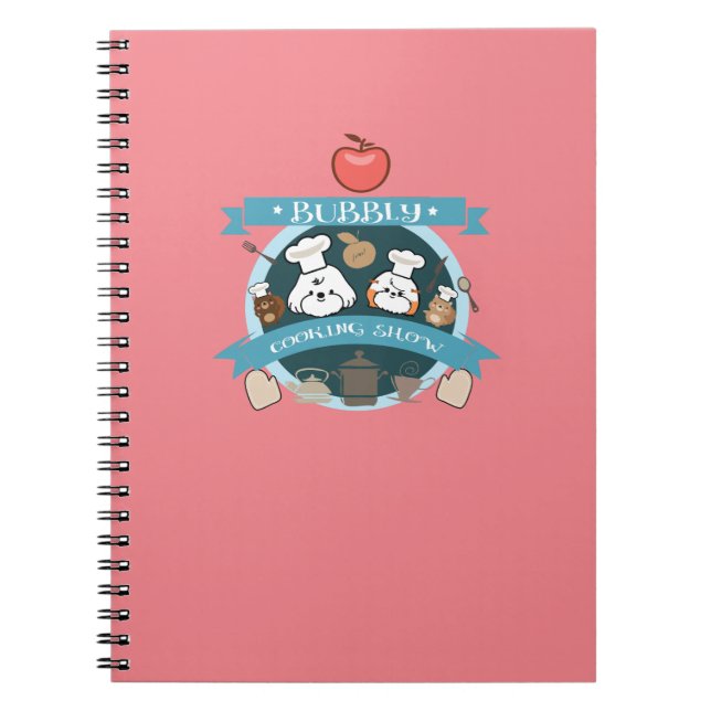 Cuaderno programa de cocina del chef bubbly (Frente)
