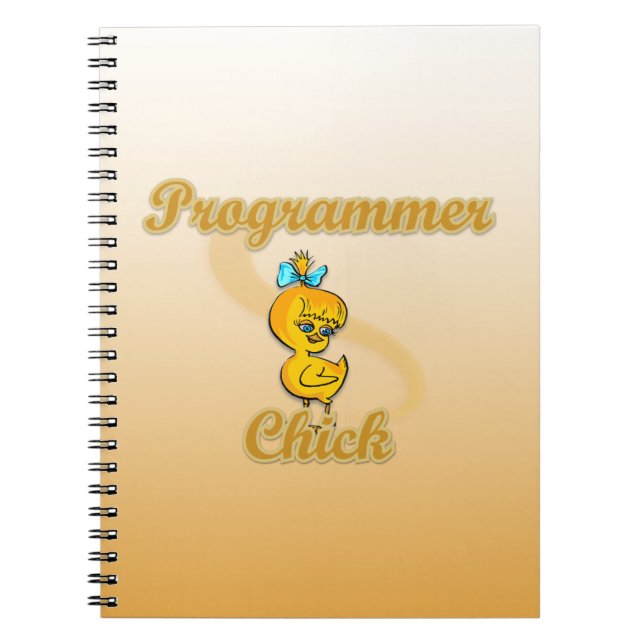 Cuaderno Programador Chick (Frente)