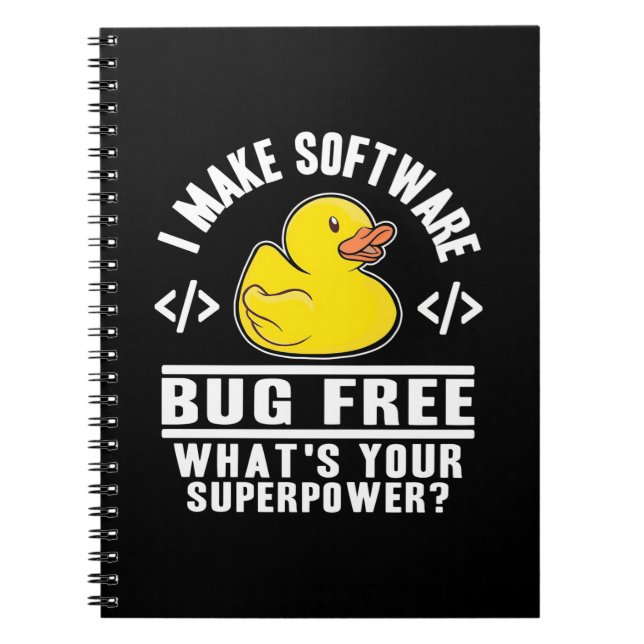 Cuaderno Programador para hacer software libre de fallos (Frente)