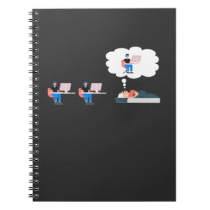 Cuaderno Programador Vida informática Informático Cientí