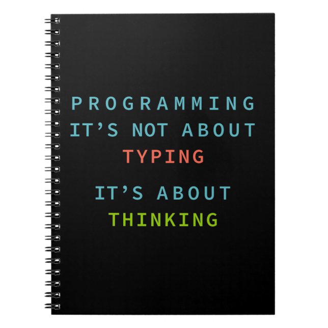 Cuaderno “Programming Quote Notebook for Coders & Developer (Frente)