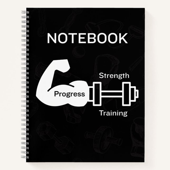 Cuaderno Progreso en Entrenamiento de Fuerza (Anverso)