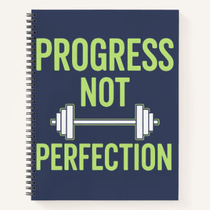 Cuaderno Progreso No Perfección - Gimnasio Inspirador