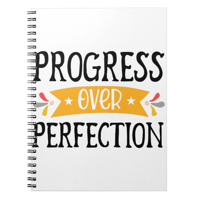 Cuaderno Progreso sobre la perfección de regreso a la escue (Frente)