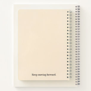 Cuaderno "Progreso sobre la perfección" Espiral motivaciona