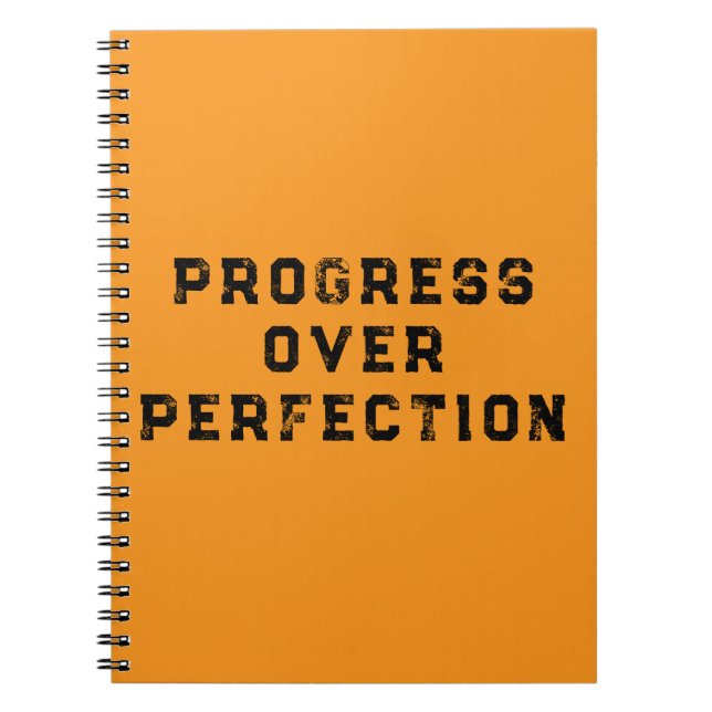 Cuaderno Progreso sobre perfección  (Frente)