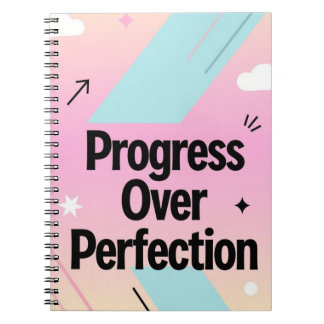 Cuaderno Progreso Sobre Perfección – Diario Motivacional