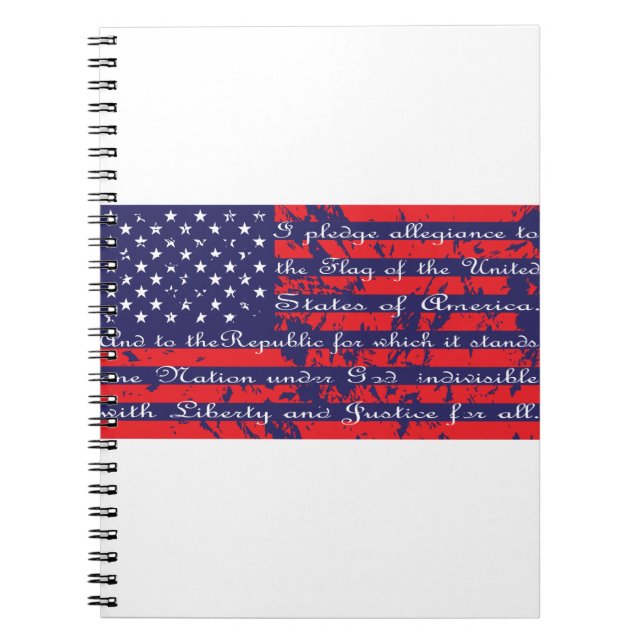 Cuaderno Promesa de bandera de la Lealtad (Frente)