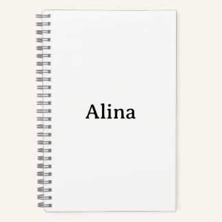 Cuaderno Promoción de marca simple 5.5" x 8.5" espiral de l