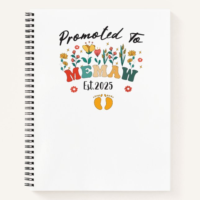 Cuaderno Promocionado a Memaw est. 2025: Un año especial pa (Anverso)