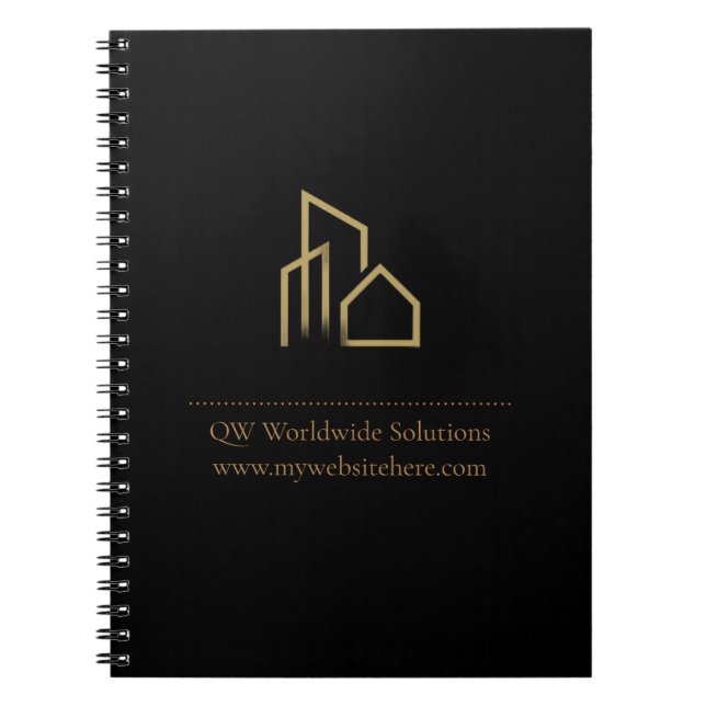 Cuaderno promocional de logotipo personalizado sin (Frente)