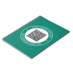 Cuaderno promocional de sitio web de nombres comer