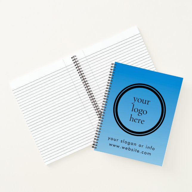 Cuaderno Promocional Empresarial Redondo Moderno (Interior)