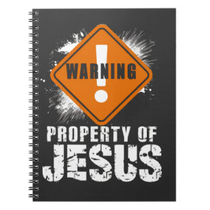 Cuaderno Propiedad Jesucristo Fe Cristiana Funny