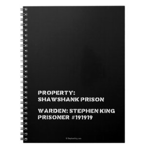Cuaderno Propiedad: Prisión de Shawshank
