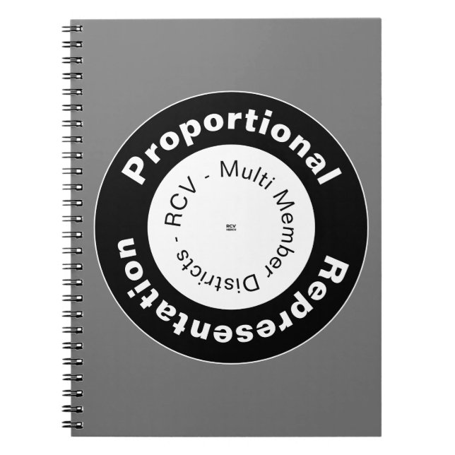 Cuaderno Proportional Representation Spiral Photo Notebook (Frente)