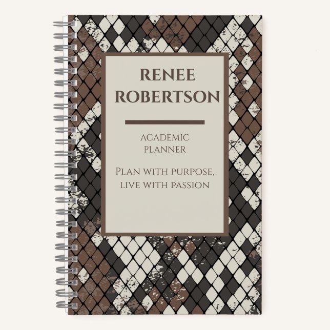 Cuaderno Propósito y pasión: el planificador del éxito acad (Anverso)