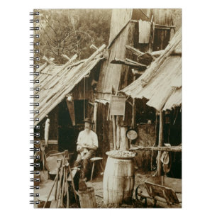 Cuaderno Prospector australiano, c.1880s (foto de la sepia)